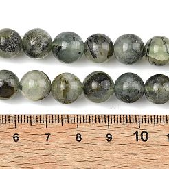 天然石プレナイトビーズ連売り  ラウンド  10~10.5mm  穴：1.2mm  約7~8個/連  29.53''（75cm）〜31.50''（80cm）&nbsp;G-D361-02A-10mm
