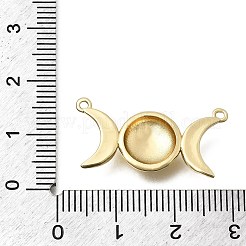 宗教真鍮ペンダント  三女神のサインチャーム  ゴールドカラー  13x26.5x4mm  穴：1~1.2mm&nbsp;KK-K426-02G
