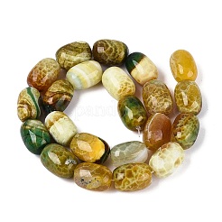 Natural Dragon Veins Agate Beads Strands&nbsp;G-Q606-42C