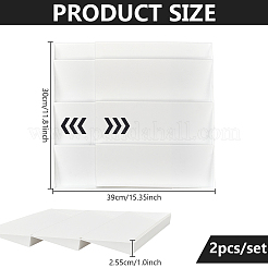 PP Plastic Desktop Seasoning Rack&nbsp;DJEW-WH0028-054B