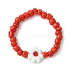 Glass Seed Beads Stretch Rings&nbsp;RJEW-MZ00023