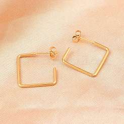 304 Stainless Steel Stud Earrings&nbsp;EJEW-D339-01G