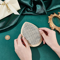 Linen Mini Hat Fascinator Base&nbsp;AJEW-WH0567-25A