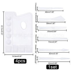 Plastic Oil Painting Scraper Knife&nbsp;AJEW-FH0001-21