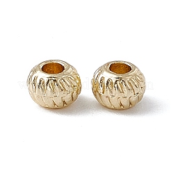 合金ビーズ  ロンデル  ライトゴールド  4x3mm  穴：1.6mm&nbsp;FIND-B013-26LG