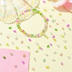 90g 9 Colors Baking Paint Glass Seed Beads&nbsp;SEED-YW0002-51A