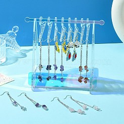 レーザーハンガースタイルのアクリルイヤリング収納ディスプレイラック  カラフル  155 * 135 * 82ミリメートル&nbsp;ST-CJ0034-02