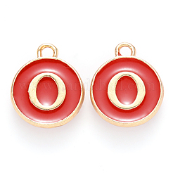 Golden Plated Enamel Alloy Charms&nbsp;ENAM-SZ0001-26C-O