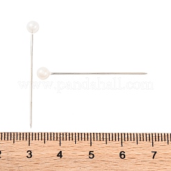 ボールヘッドピン  コサージュ・ピン/ドレス作成ピン  鉄針  ホワイト  37mm  ピン：1mm  ボール：4mm  約600個/箱&nbsp;NEED-D002-1