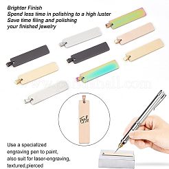 10Pcs 5 Colors PVD Vacuum Plating 304 Stainless Steel Pendants&nbsp;STAS-UN0018-33