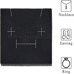 25Pcs Square Marble Print Paper Jewelry Gift Box&nbsp;CON-FI0001-01