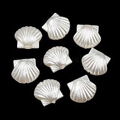 Abs模造パールビーズ  シェル形状  11x12.5x6.5mm  穴：1.6mm&nbsp;OACR-K001-19