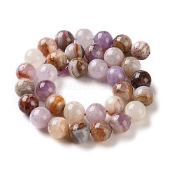 Natural Amethyst Lace Agate Beads Strands&nbsp;GG-CBABD99-04-12mm