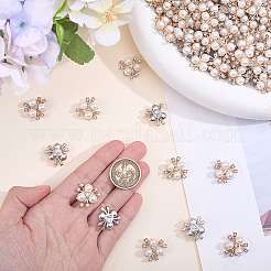 120Pcs Alloy Resin Cabochons&nbsp;ALRI-ME0001-04G