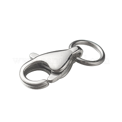 変色しにくい304ステンレススチールのロブスタークロー  ステンレス鋼色  15.5mm  11x6.5x3.5mm&nbsp;STAS-G213-01P-03