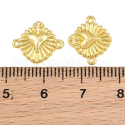 Brass Connector Charms&nbsp;KK-CBA57A9-03G-02