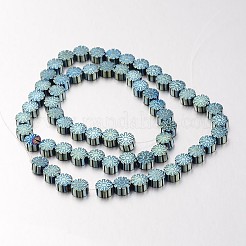 Electroplate Non-magnetic Synthetic Hematite Bead Strands&nbsp;G-F300-56-07