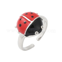 Brass Cuff Rings for Women&nbsp;RJEW-C122-02P