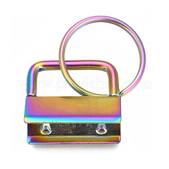 Electroplate Iron Split Key Rings&nbsp;IFIN-WH0061-02A