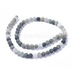 Natural Green Rutilated Quartz Beads Strands&nbsp;G-D809-17-8mm