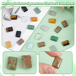 32Pcs 8 Styles Natural & Synthetic Mixed Gemstone Cabochons&nbsp;G-AR0005-67