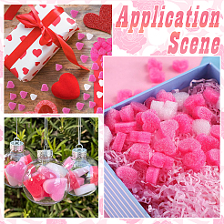 500Pcs Heart Shape Foam Balls&nbsp;AJEW-SC0031-53