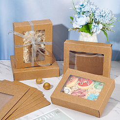 Cuboid Kraft Paper Storage Gift Boxes&nbsp;CON-WH0095-99A-01
