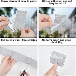3 Roll 3 Color Polyurethane(PU) Window Screen Repair Stickers&nbsp;TOOL-FH0001-27