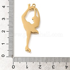 304 Stainless Steel Pendants&nbsp;STAS-R131-11G-03