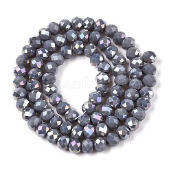 Electroplate Glass Beads Strands&nbsp;LS-EGLA-A044-P6mm-B10