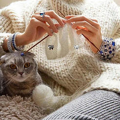 羊のテーマの DIY 編み物ツールセット  合金で包まれたカフリングを含む  合金エナメルペンダントステッチマーカー  鉄のブローチのパーツと  ミックスカラー  マーカー: 3.1~4cm  リング：17.1内径&nbsp;HJEW-AB00689