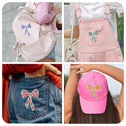 8Pcs 4 Colors Polyester Cloth Patches&nbsp;PATC-TA0001-31