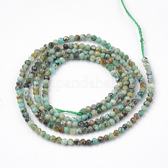 Natural African Turquoise(Jasper) Beads Strands&nbsp;X-G-T064-18-3mm