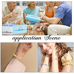 DIY Heishi Bracelet with Evil Eye Making Kit&nbsp;DIY-SC0018-96