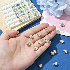 プレシオサ® マキシマ クリスタル 縫い付けカップ  マルチ連リンク  チェコクリスタル  真鍮製爪付き台座付き  719 37 407 バロック梨  銀  00030 200 クリスタル アブ  10x7mm&nbsp;LS-Y-PRC-SD10-00030-200-S