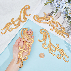 5Pairs Embroidery Thread Clothing Patches&nbsp;PATC-GF0001-96B