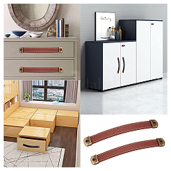 4 Sets 2 Colors PU Leather Drawer Handles&nbsp;DIY-GF0006-73