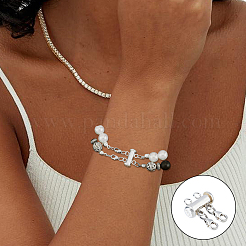 925 Sterling Silver Magnetic Slide Lock Clasps&nbsp;PALLOY-HS00049