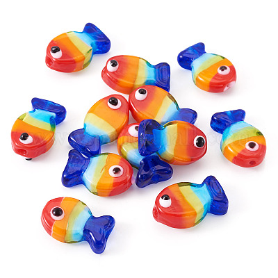 12Pcs Handmade Lampwork Beads&nbsp;LAMP-TA0001-75-1