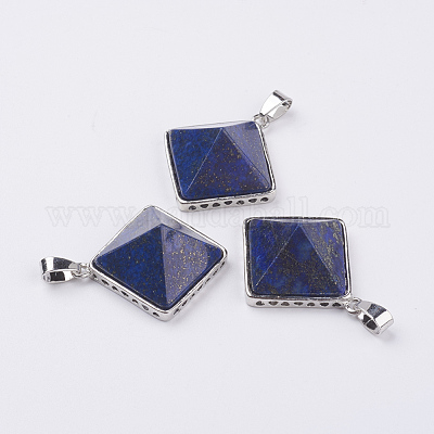 Natural Lapis Lazuli Pendants&nbsp;G-E442-02O-1