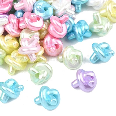 Opaque ABS Imitation Pearl Beads&nbsp;MACR-K361-19-1