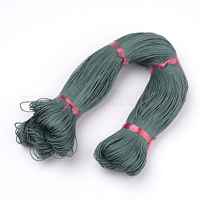 ワックスコットンコード  ダークスレートグレー  1.5mm  約360ヤード/バンドル（330m /バンドル）&nbsp;YC-S007-1.5mm-271-1