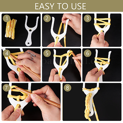 1 Set Acrylic Knitting Fork&nbsp;AJEW-BC0007-37-1