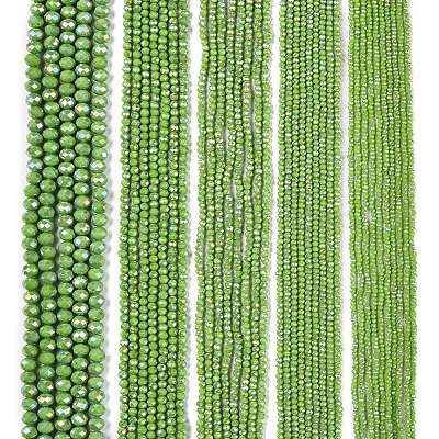 Electroplate Glass Beads Strands&nbsp;EGLA-A044-P4mm-B30-1