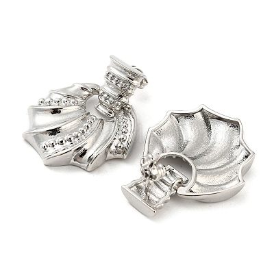 Brass Dangle Stud Earrings&nbsp;EJEW-C066-15P-1
