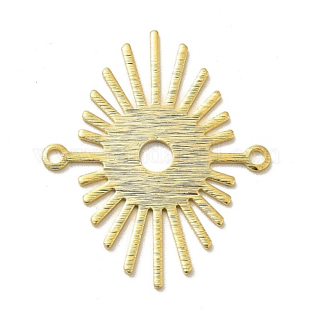 Brass Connector Charms&nbsp;KK-H435-14G-1