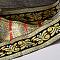 Polyester Ribbons, with Flower Pattern, Jacquard Ribbon, Silver, 2 inch(50mm), 33yards/roll(30.1752m/roll)