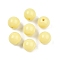 Opaque Acrylic Beads, Round, Champagne Yellow, 16x15mm, Hole: 2.8mm, about 220pcs/500g