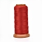 Polyester Threads, for Jewelry Making, Red, 0.2mm, about 1093.61 yards(1000m)/roll