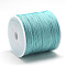Nylon Braided Cord, Chinese Knotting Cord for Jewelry Making Macrame Craft, Light Sea Green, 0.8mm, about 109.36 yards(100m)/roll
